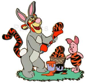 DS - Tigger and Piglet - Winnie the Pooh - Easter Bunny