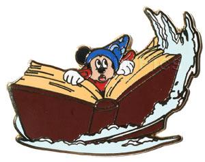 DS - Sorcerer Mickey - Fantasia - Floating on Book