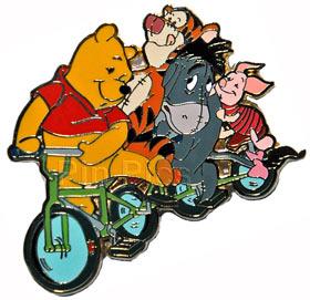 DS - Winnie the Pooh, Tigger, Piglet and Eeyore - Bike Riding - Spring Break