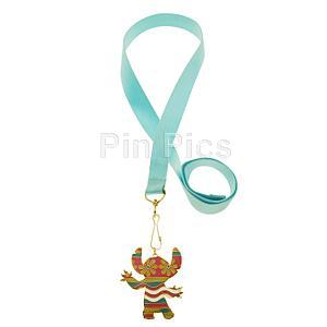 DS - Stitch as a Decorated Egg - Easter - Lanyard and Medallion