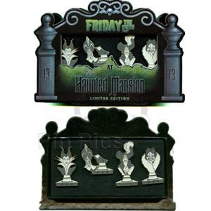WDW - Friday the 13th at the Haunted Mansion - Box Set (4 Pins)