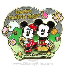 WDW - Easter Egg Hunt Collection 2007 - Mickey and Minnie - Cute Characters