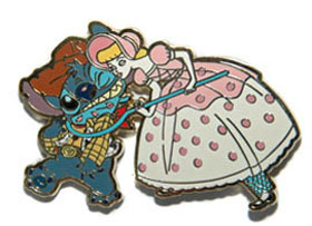 DS - Stitch as Woody with Bo Peep - Toy Story - Foolin'
