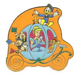 M&P - Cinderella, Bambi & Three Little Pigs - Cinderellas Carriage - 3 Pin Series - 100 Years of Magic
