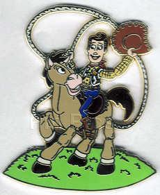 DS - Woody Riding Bullseye - Toy Story - On the Farm