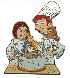 DS - Linguini, Colette, Remy and Emilie - Cooking - Ratatouille