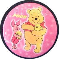 100 Acre Woods Series Button - Pooh & Piglet with Chicks