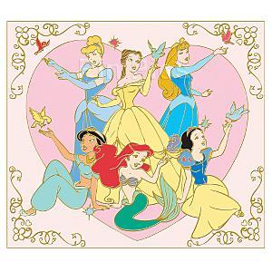 DS - Aurora, Belle, Cinderella, Snow White, Ariel and Jasmine - Princess with Birds
