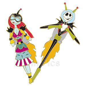 DS - Jack and Sally - Nightmare Before Christmas - Futuristic - Space Age