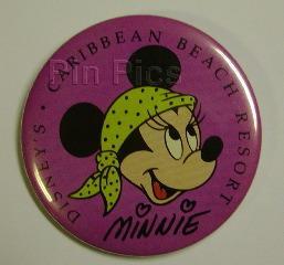 Disney's Caribbean Beach Resort - Minnie Mouse Button