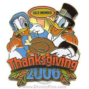 WDW - Cast Member Exclusive - Thanksgiving 2006 (Donald Duck & Daisy Duck) - Artist Proof