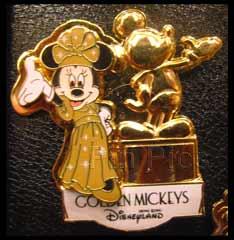 HKDL - Golden Mickeys Pin Set - Minnie Mouse