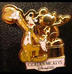 HKDL - Golden Mickeys Pin Set - Goofy