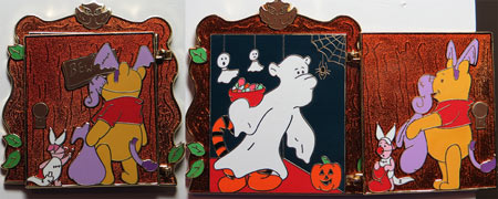 DS - Winnie the Pooh, Tigger and Piglet - Trick or Treat Doors - Halloween