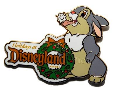 DLR - Happy Holiday's - Thumper - Travel Agent Premium Pin