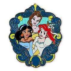 Japan Disney Mall - Belle, Ariel & Jasmine - Princesses - Green Frame
