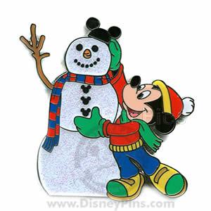 DLR - Mickey Mouse and Snowman (Sparkle)