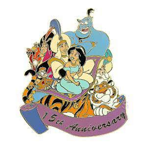 DS - Aladdin, Jasmine, Genie, Jafar, Abu and Sultan - 15th Anniversary - Jumbo