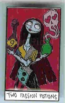 WDI - Haunted Mansion Holiday - Tarot Cards - 14 Pin Set (Card #2 - Sally Only)