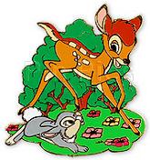 Japan Disney Mall - Bambi & Thumper - Running