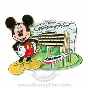 WDW - Disney's Contemporary Resort (Mickey & Monorail)