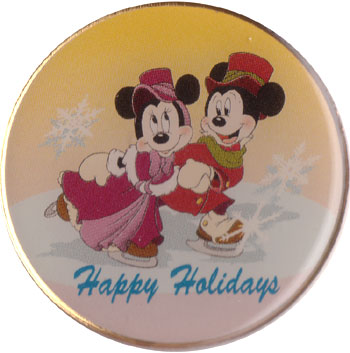 WDW - Mickey and Minnie Skating - Happy Holidays - Cast Exclusive