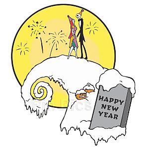 DS - Jack and Sally - Halloweentown - Nightmare Before Christmas - Happy New Year - Around the World