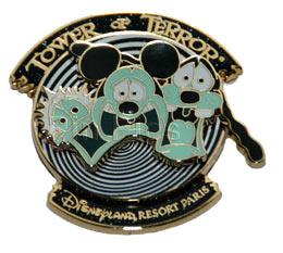 DLRP - Tower of Terror - Scared Mickey, Donald & Goofy