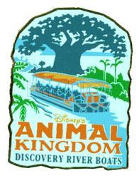 WDW - Animal Kingdom Discovery River Boats - Hat & 4 Pin Set