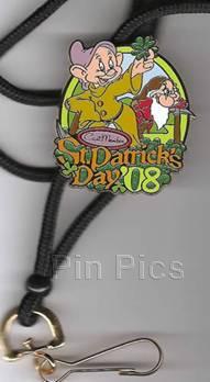 WDW - Cast Member - St. Patrick's Day 2008 - Dopey & Grumpy (ID Lanyard)