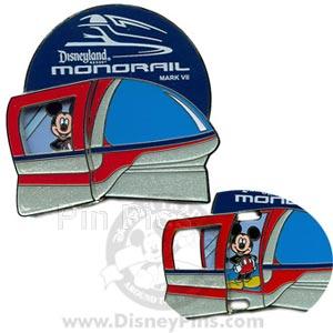 DLR - Disneyland® Monorail Mark VII - Red (Mickey Mouse)