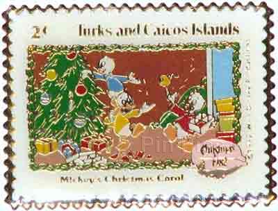 Turks and Caicos Islands Stamp - Mickey's Christmas Carol