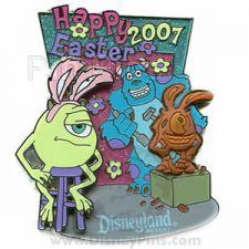 DLR - Happy Easter 2007 - Mike and Sulley (Artist Proof of Pin #52977)