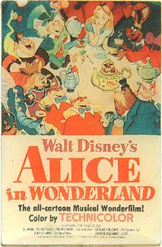 DLR - 75th Anniversary One Sheet Framed Set (Alice in Wonderland)