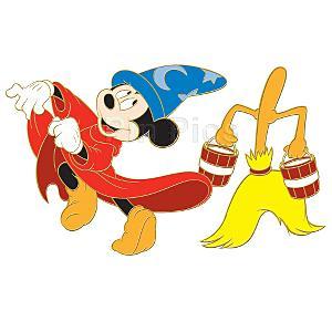 DS - Sorcerer Mickey and Broom - Fantasia - Dance