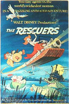 DLR - 75th Anniversary One Sheet Framed Set (The Rescuers)