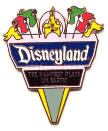 DL - 1998 Attraction Series - Disneyland Happiest Place on Earth Sign