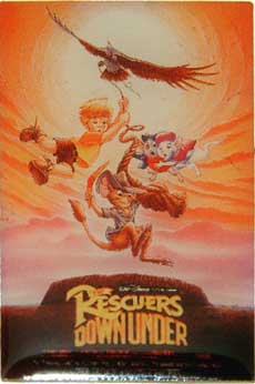 DLR - 75th Anniversary One Sheet Framed St (Rescuers Down Under)