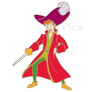 DS - Peter Pan Dressed as Captain Hook - Heroes With Swords