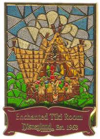 DLR - Cast Exclusive - Pin of the Month (March 2008) Enchanted Tiki Room Stained Glass