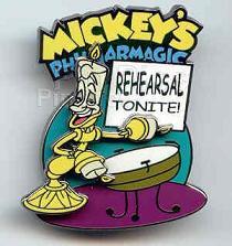 WDW - Mickey's Philharmagic Rehearsal Night (Lumiere) Artist Proof