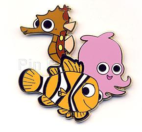 Sheldon, Pearl and Nemo - Seahorse and Octopus - Finding Nemo - Booster