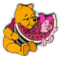 DL - Winnie the Pooh & Piglet Eating Watermelon