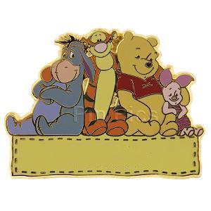 DS - Winnie the Pooh, Tigger, Piglet, Eeyore - Personalized