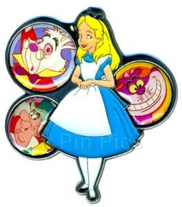 DS - Alice With White Rabbit, Cheshire Cat and Mad Hatter