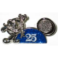 TDR- 25th Anniversary - Ears Hat 6 pin set (Mickey Mouse Only)