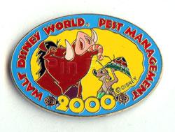 WDW - Timon & Pumbaa - Pest Management 2000 - Yellow Background