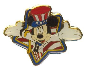 TDR - Mickey Mouse - America - Patriotic Star - TDL