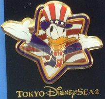 TDR - Donald Duck - America - Patriotic Star - TDL