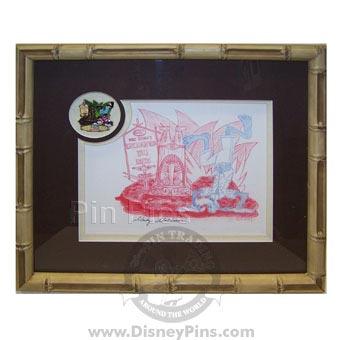 DLR - Goofy - Tiki Room - 45th Anniversary - Framed Set